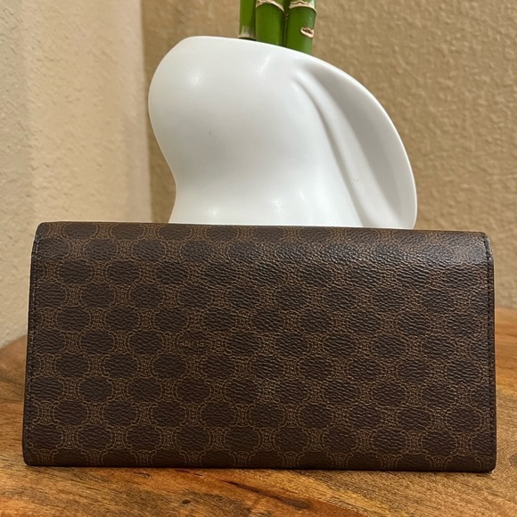 CELINE MACADAM LONG BIFOLD WALLET - Picture 2 of 14